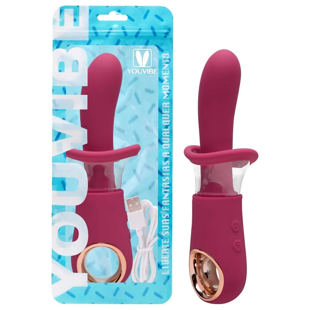 Vibrador E Sugador 10 Modos Youvibe (vb182) recarregável — foto 9