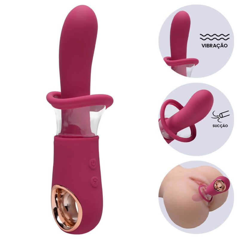 Vibrador E Sugador 10 Modos Youvibe (vb182) recarregável