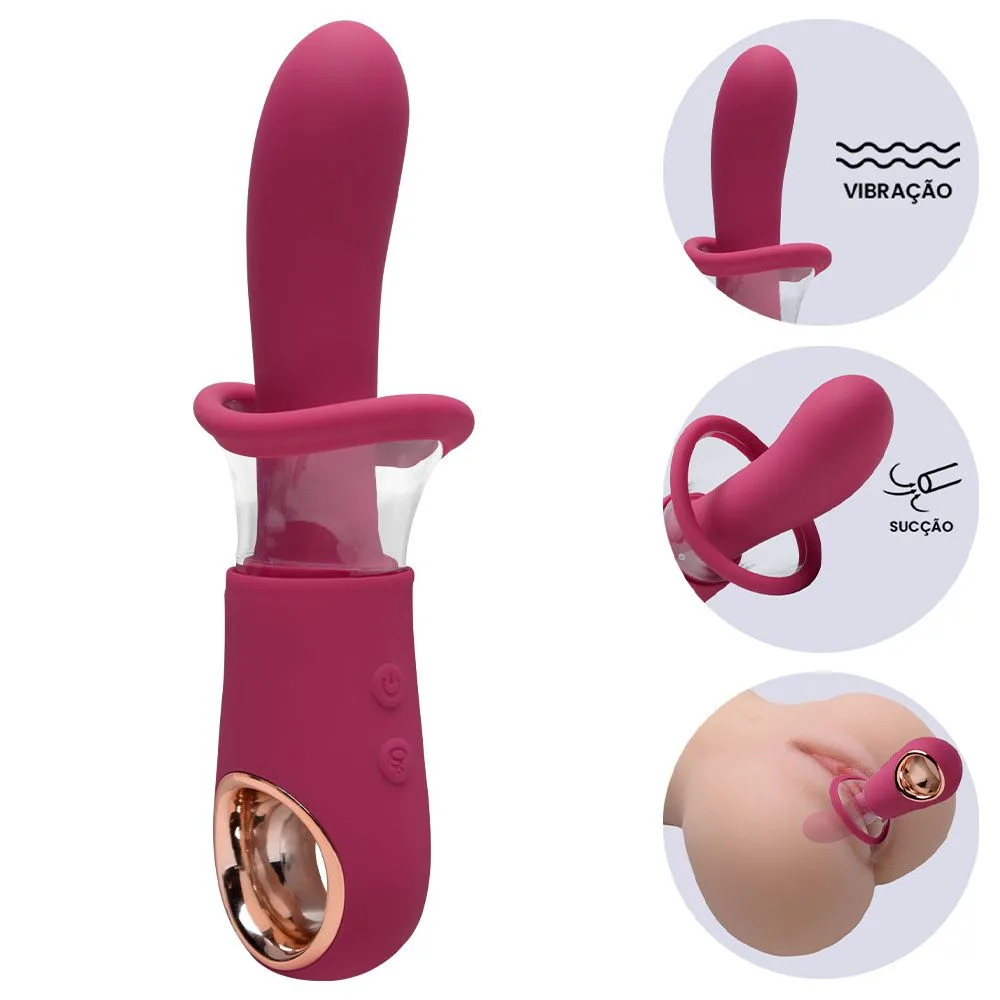 Vibrador E Sugador 10 Modos Youvibe (vb182) recarregável