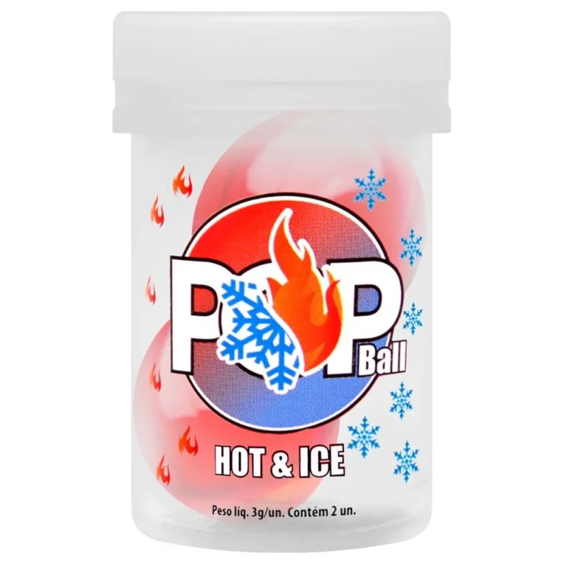 Pop Ball Bolinha Lubrificante Hot Ice