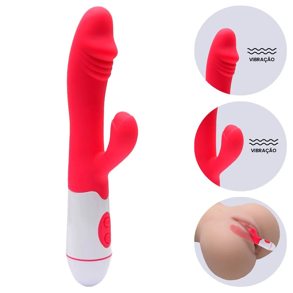 Vibrador Ponto G com 30 Vibrações (7273) pilha — foto 1