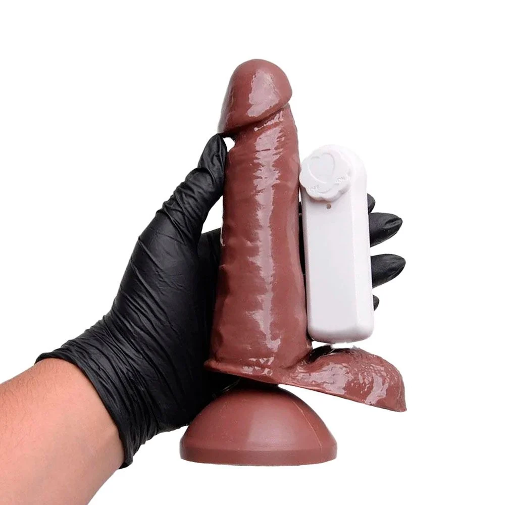 P3n1s V1br4d0r Controle Externo Escroto 17,5 X 3,8cm (KT3121) pilha