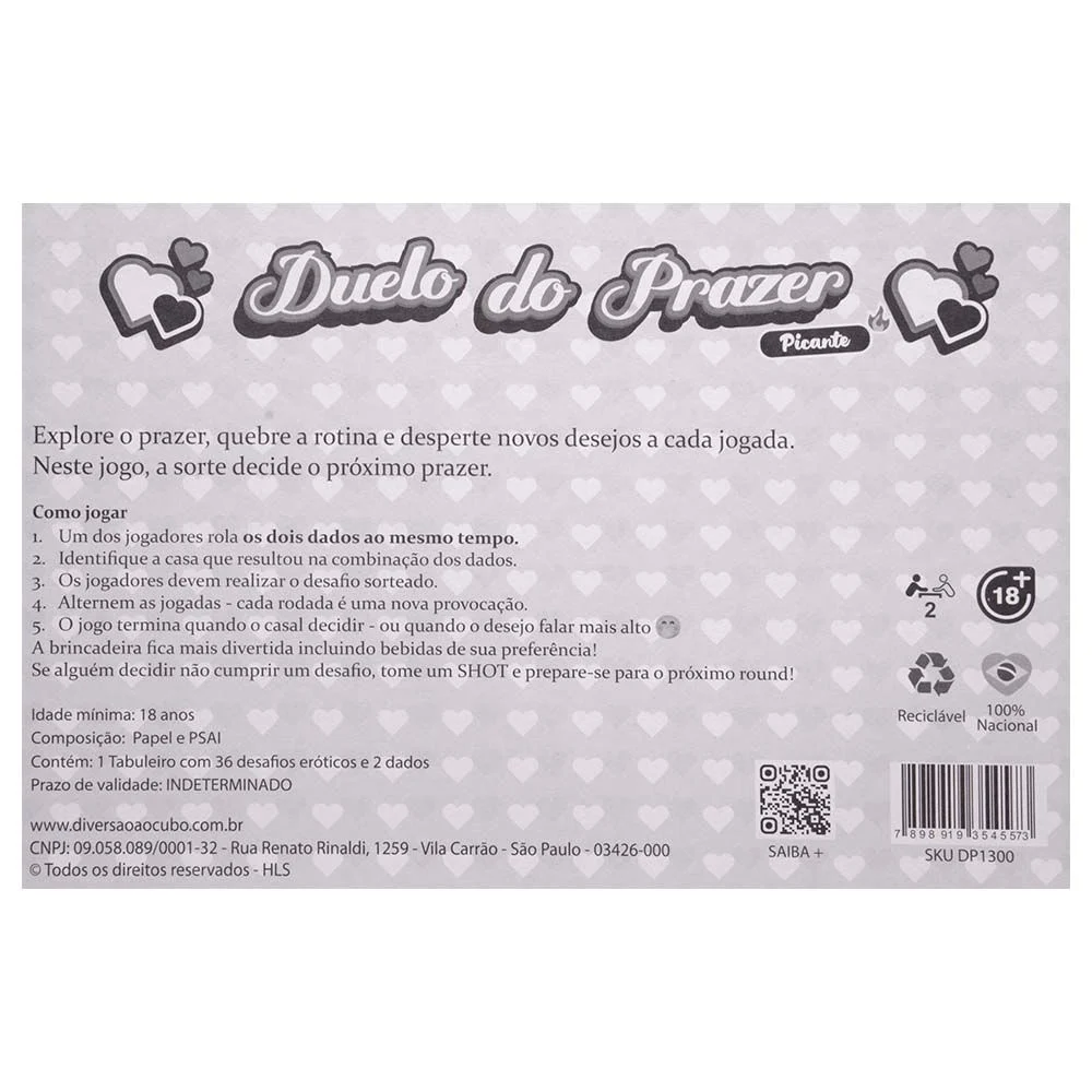 Jogo Duelo Do Pr4z3r Picante Diversão Ao Cubo