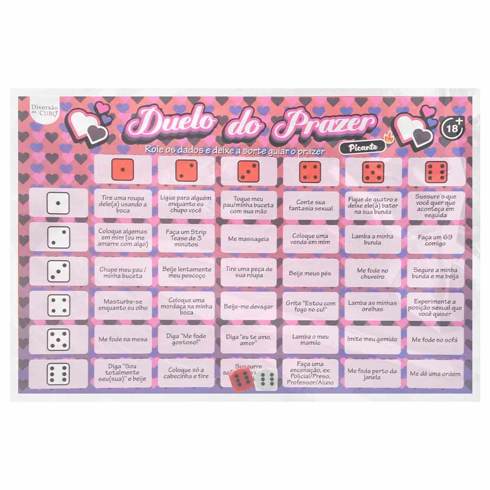 Jogo Duelo Do Pr4z3r Picante Diversão Ao Cubo