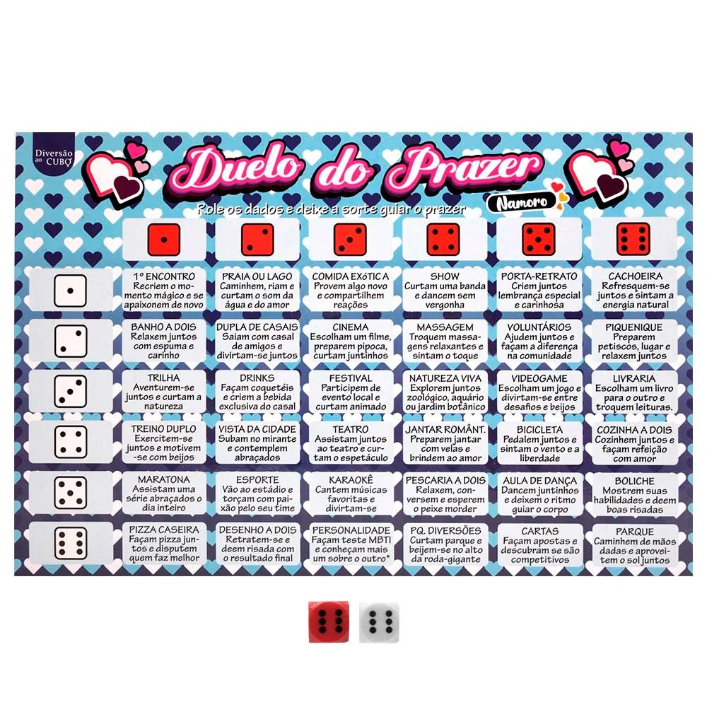 Jogo Duelo Do Pr4z3r Namoro Diversão Ao Cubo