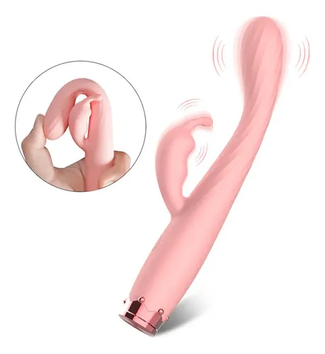 Vibrador de ponto g e clitóris (3818) recarregável — foto 1