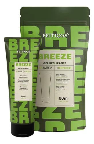 Breeze Gel Deslizante Com Terpenos 60Ml Feitiços