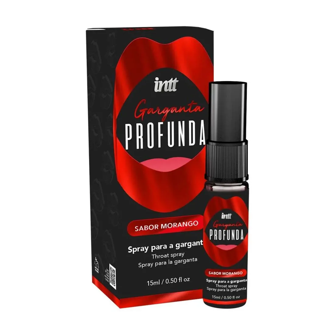 Garganta Profunda Spray Morango Dessensibilizante 15ml Intt