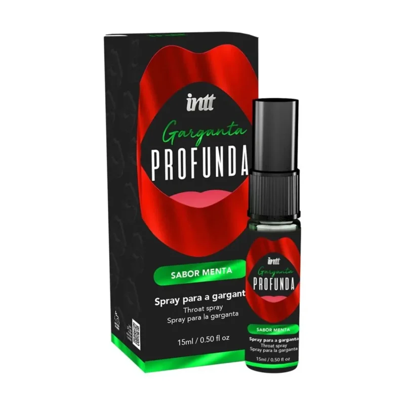 Garganta Profunda Spray Menta Dessensibilizante 15ml Intt