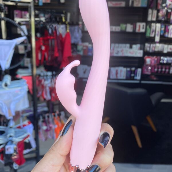 Vibrador de ponto g e clitóris (3818) recarregável