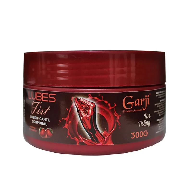Lubes Fist - Lubrificante Extra Deslizante morango 300G (Aromático) — foto 1