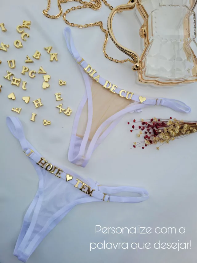 Calcinha personalizável