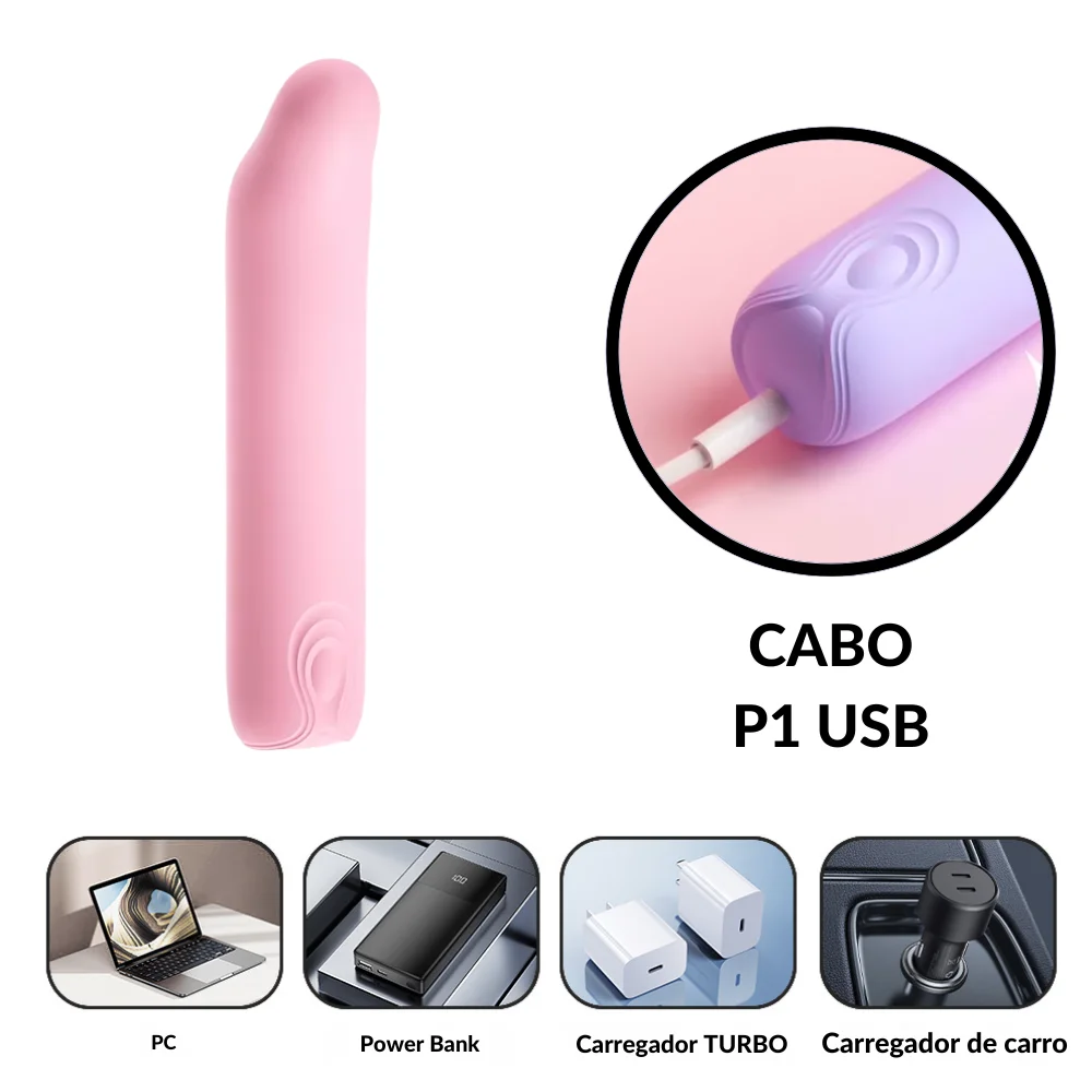 Vibrador Ponto G10 com 10 intensidades (1463) recarregável — foto 4