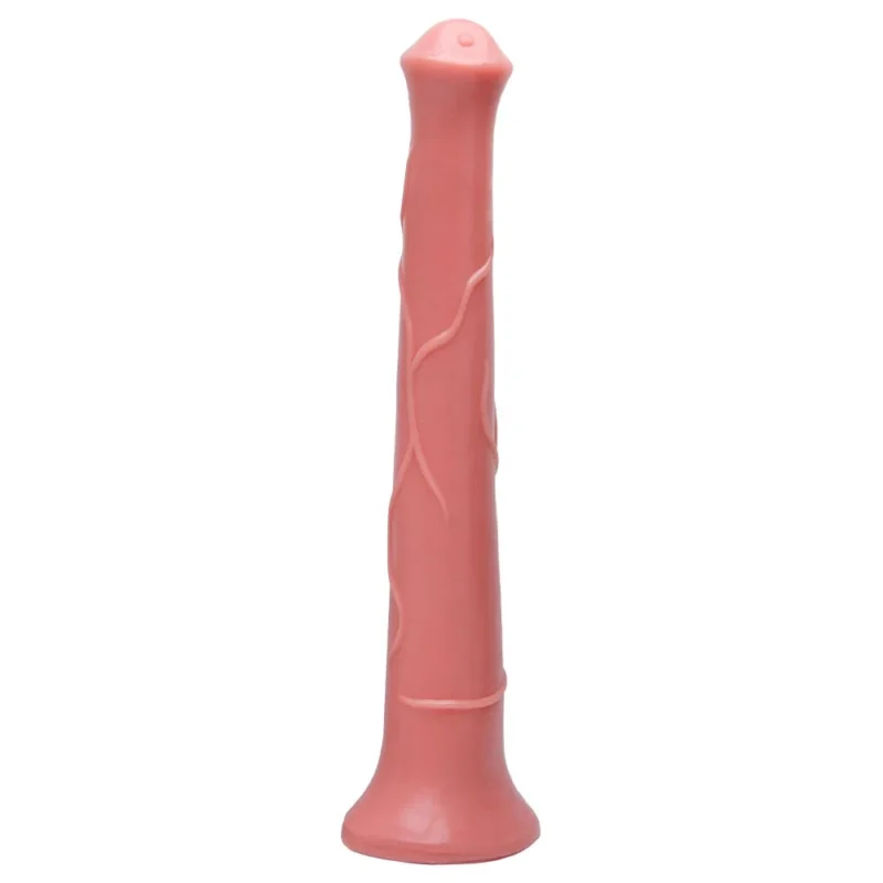 Cavalo Pênis De Borracha Maciça 40 X 6Cm