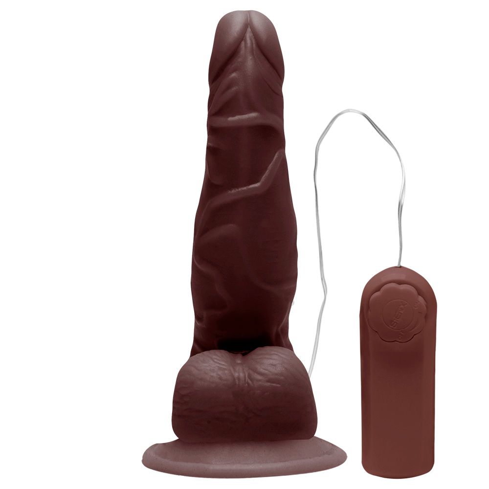 Prótese Vibrador Externo Ventosa 12,5 X 3Cm (ssv003) pilha — foto 3