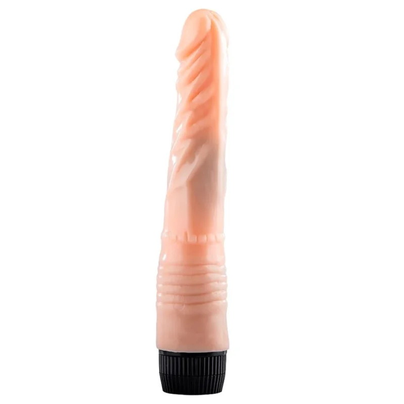 Pênis Vibrador 21 X 3,5Cm Multivelocidade (PE300) pilha