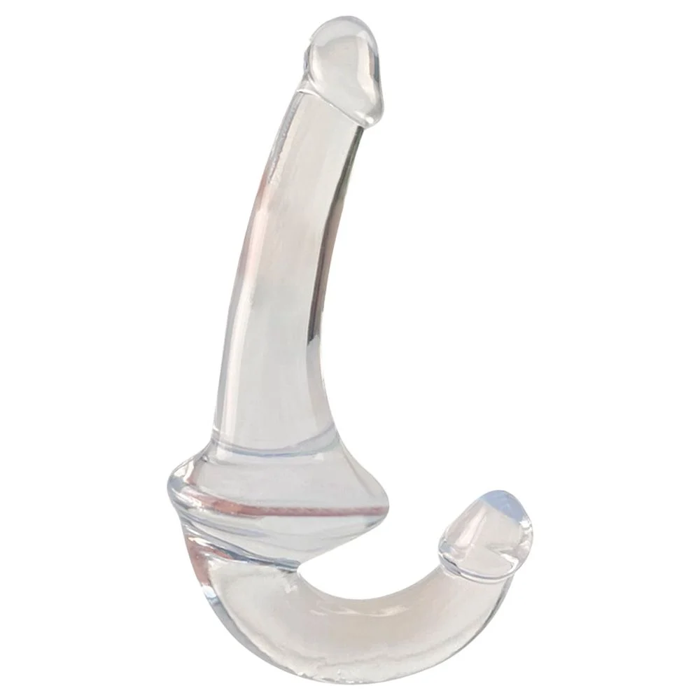 PÊNIS STRAPLESS REALÍSTICO CASAL 14,5X3,4CM (8230) transparente — foto 1