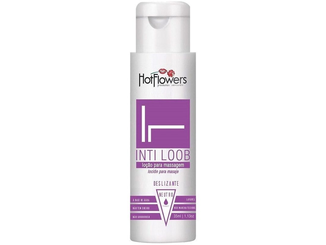 Lubrificante à Base D'água Inti Loob 35g - Hot Flowers
