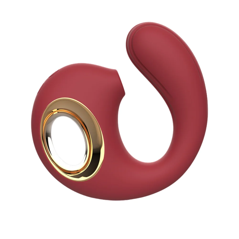 Vibrador ponto G com estimulador clitoriano com Tecnologia de Vibroar (5365) recarregavel — foto 1