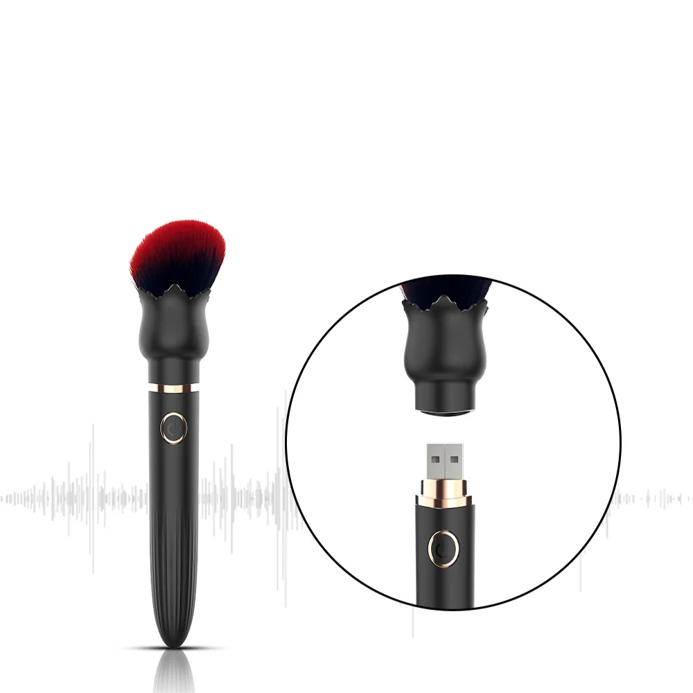 Vibrador em formato de pincel (3408) recarregavel — foto 2