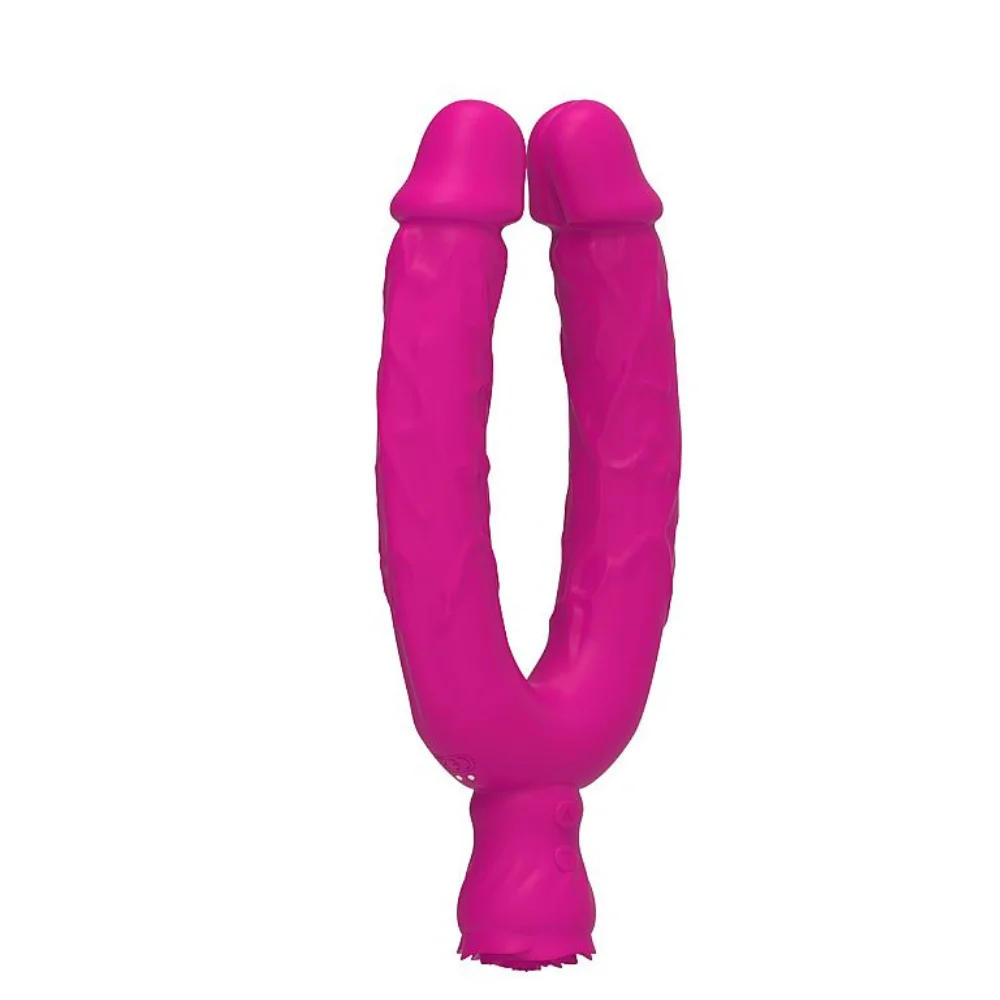 Vibrador duplo em formato U com estimulação (6855) recarregavel — foto 2