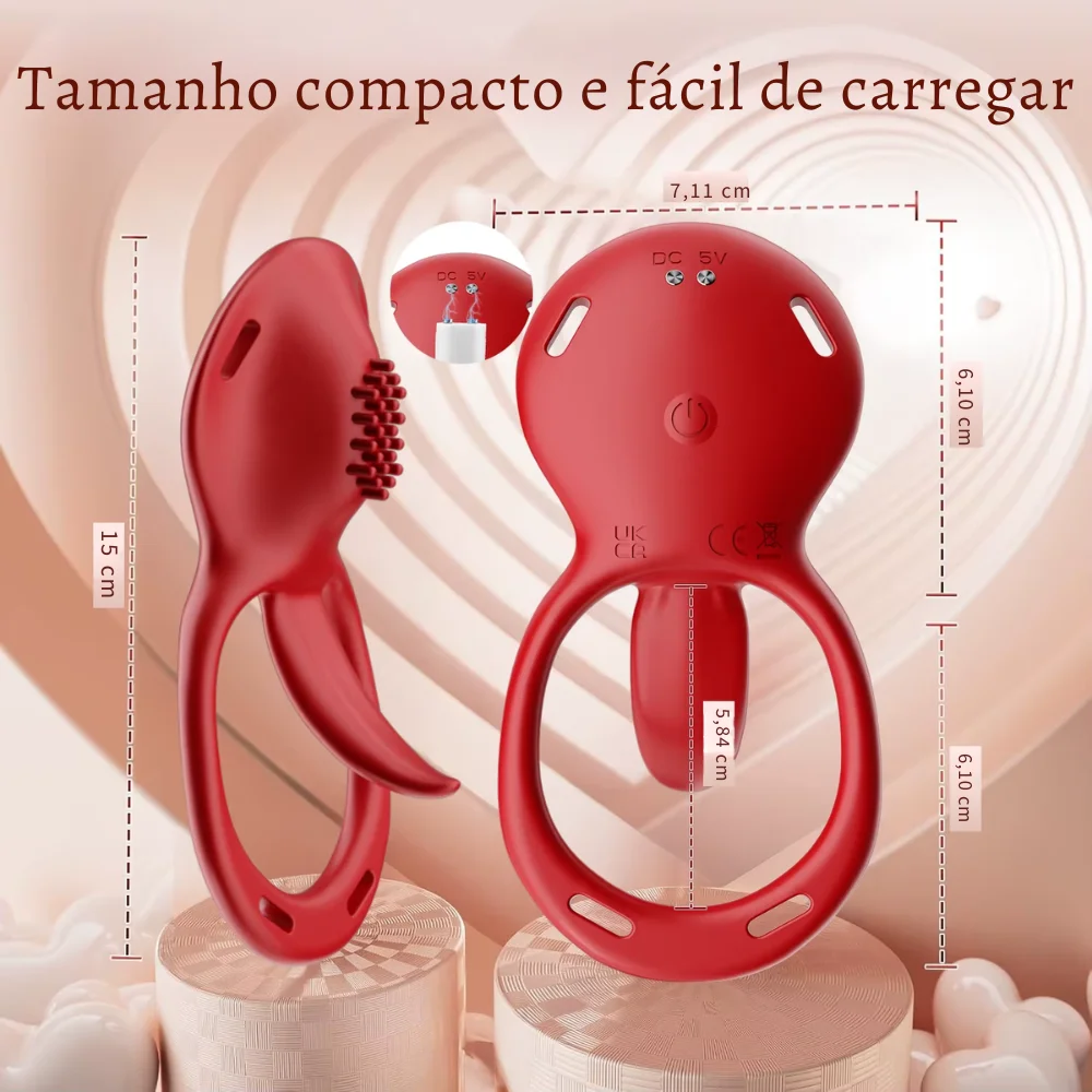 Vibrador de calcinha com alça ajustável por aplicativo de celualar (2688) recarregavel — foto 5