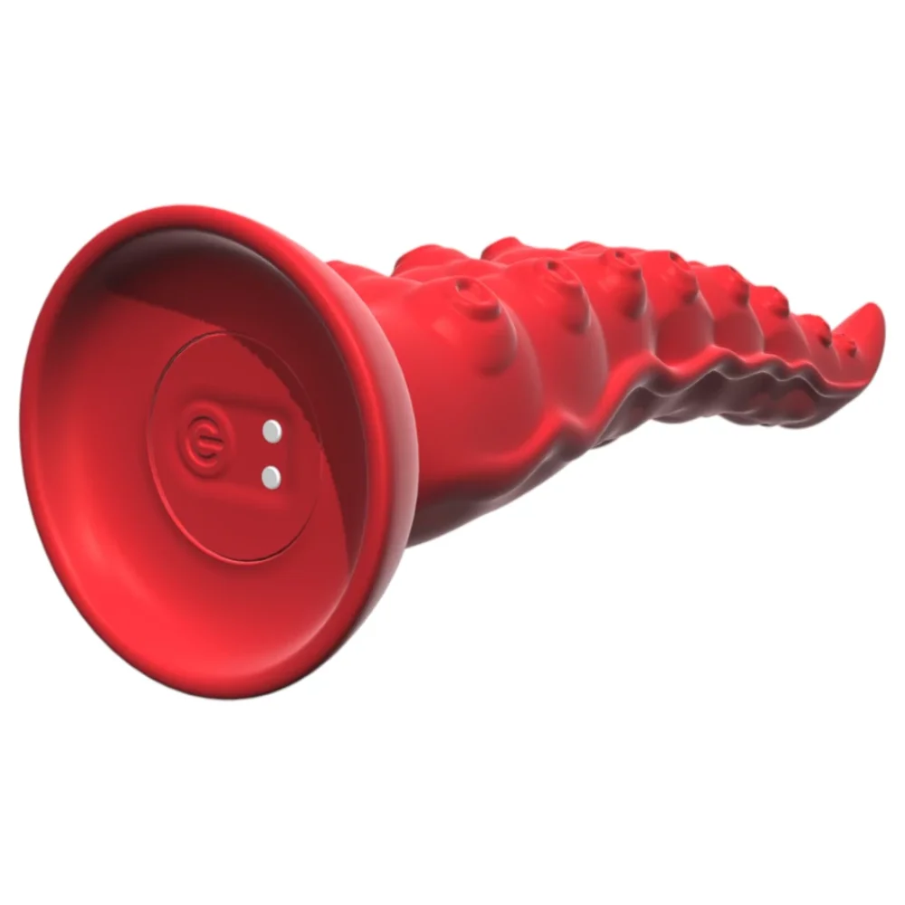 Vibrador em formato de tentáculo com movimento vai e vem ventosa e controle remoto (6235) recarregavel — foto 6