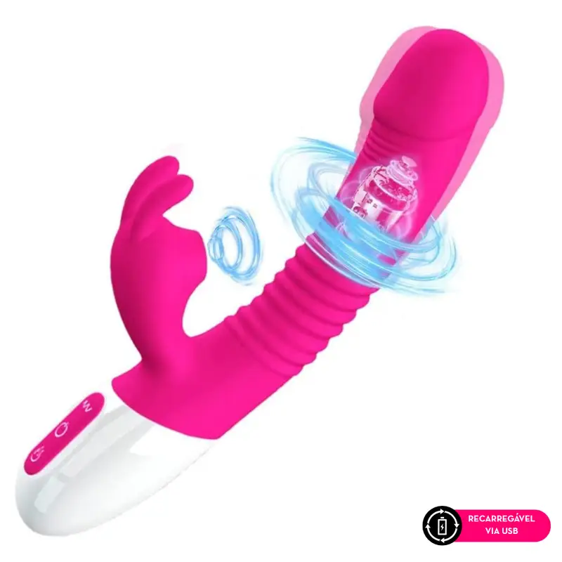 Vibrador ponto G com estimulador por tecnologia vibroar (8138) recarregavel — foto 1