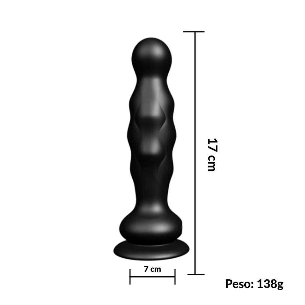 Plug anal vai e vem com controle remoto (6265) recarregavel — foto 2