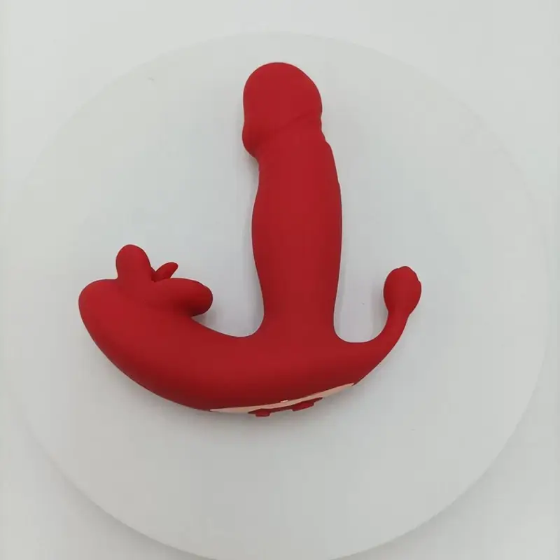 Vibrador 3 em 1 por aplicativo de celular (3413) vermelho - recarregavel — foto 4