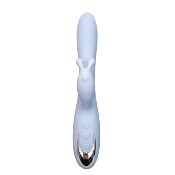 Vibrador ponto G com estimulador rabbit (4221) recarregavel