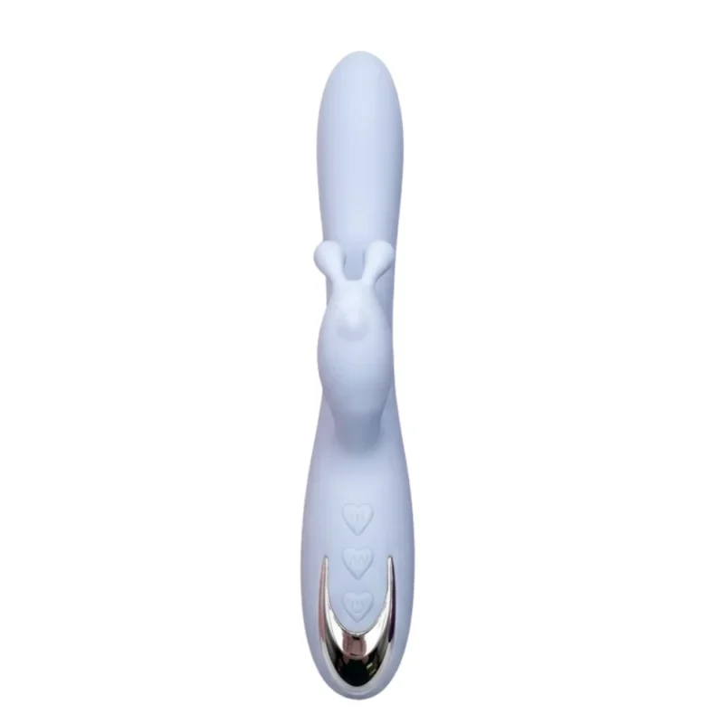 Vibrador ponto G com estimulador rabbit (4221) recarregavel