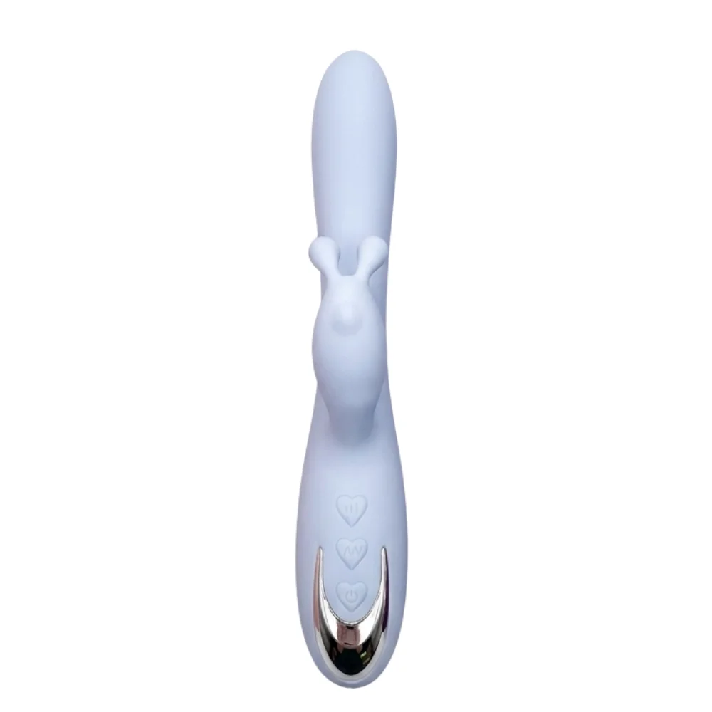 Vibrador ponto G com estimulador rabbit (4221) recarregavel — foto 1