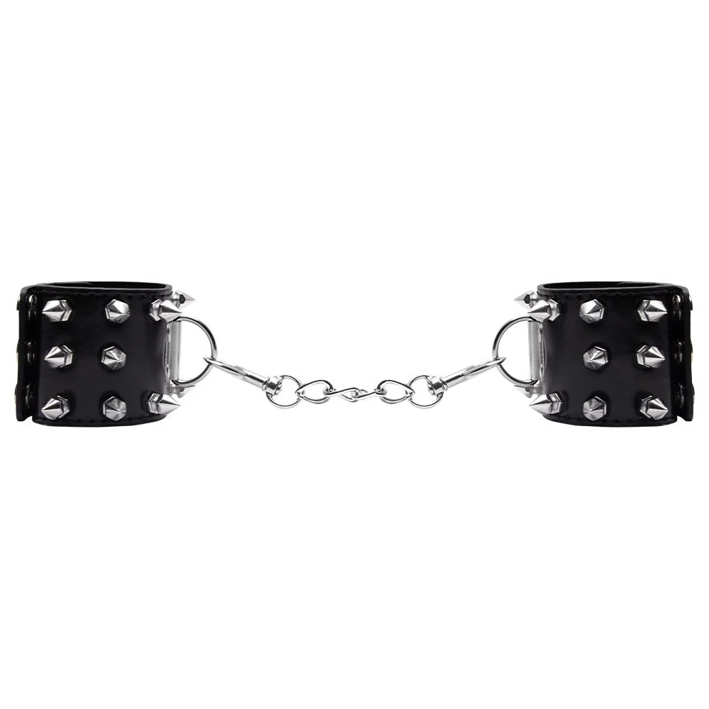 Algema Corrente E Fivelas Spike Luxo Preto (8080) — foto 4