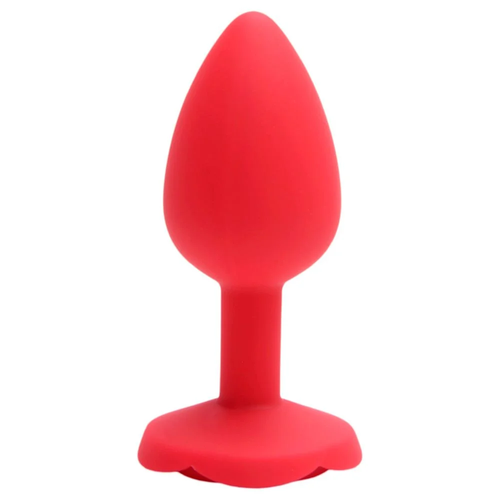 Plug Anal Silicone Base De Flor Tamanho P (PL139P) — foto 4