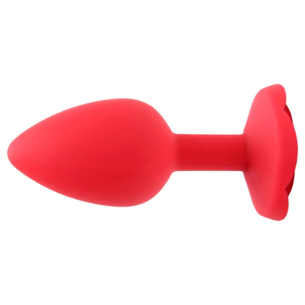Plug Anal Silicone Base De Flor Tamanho P (PL139P) — foto 3