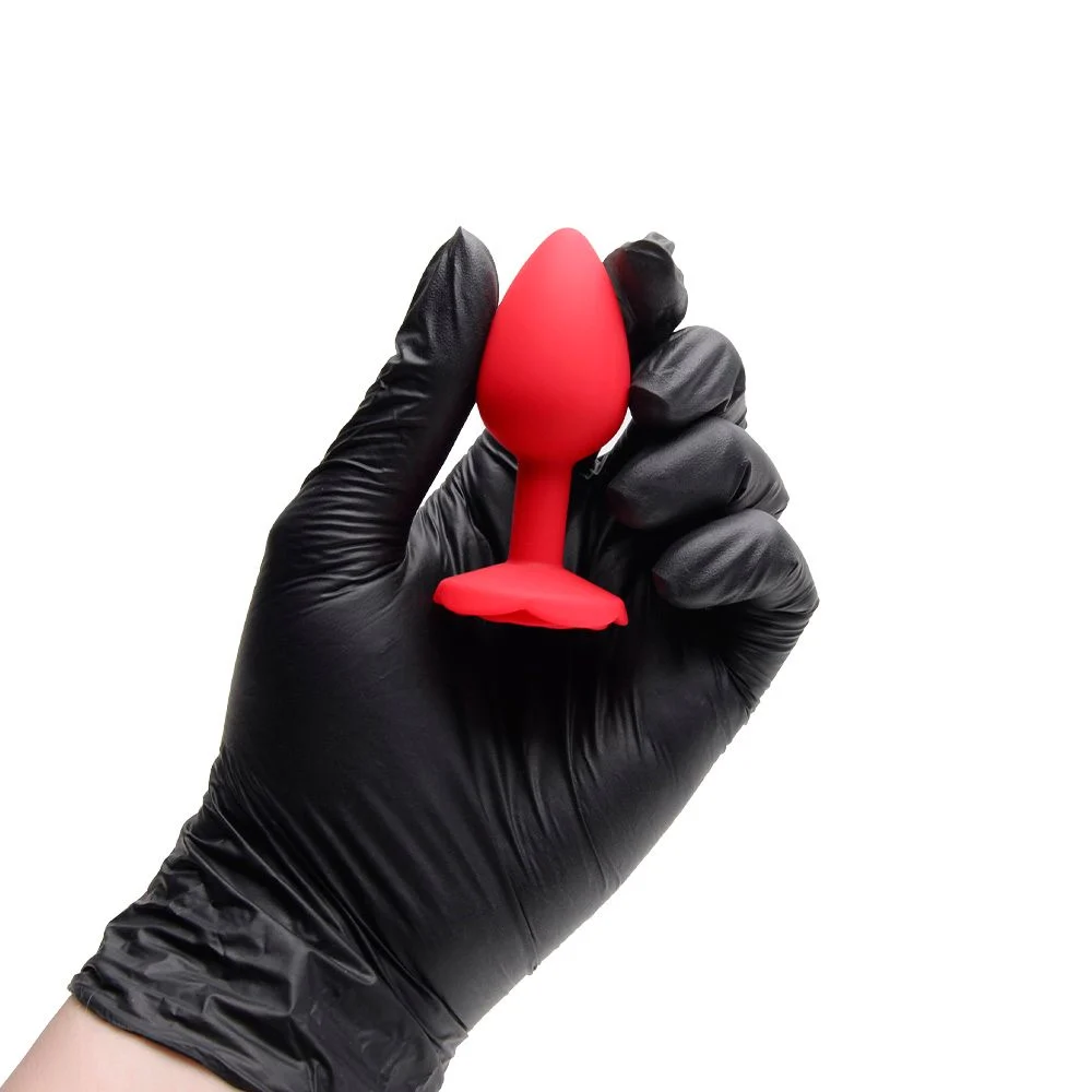 Plug Anal Silicone Base De Flor Tamanho P (PL139P) — foto 2