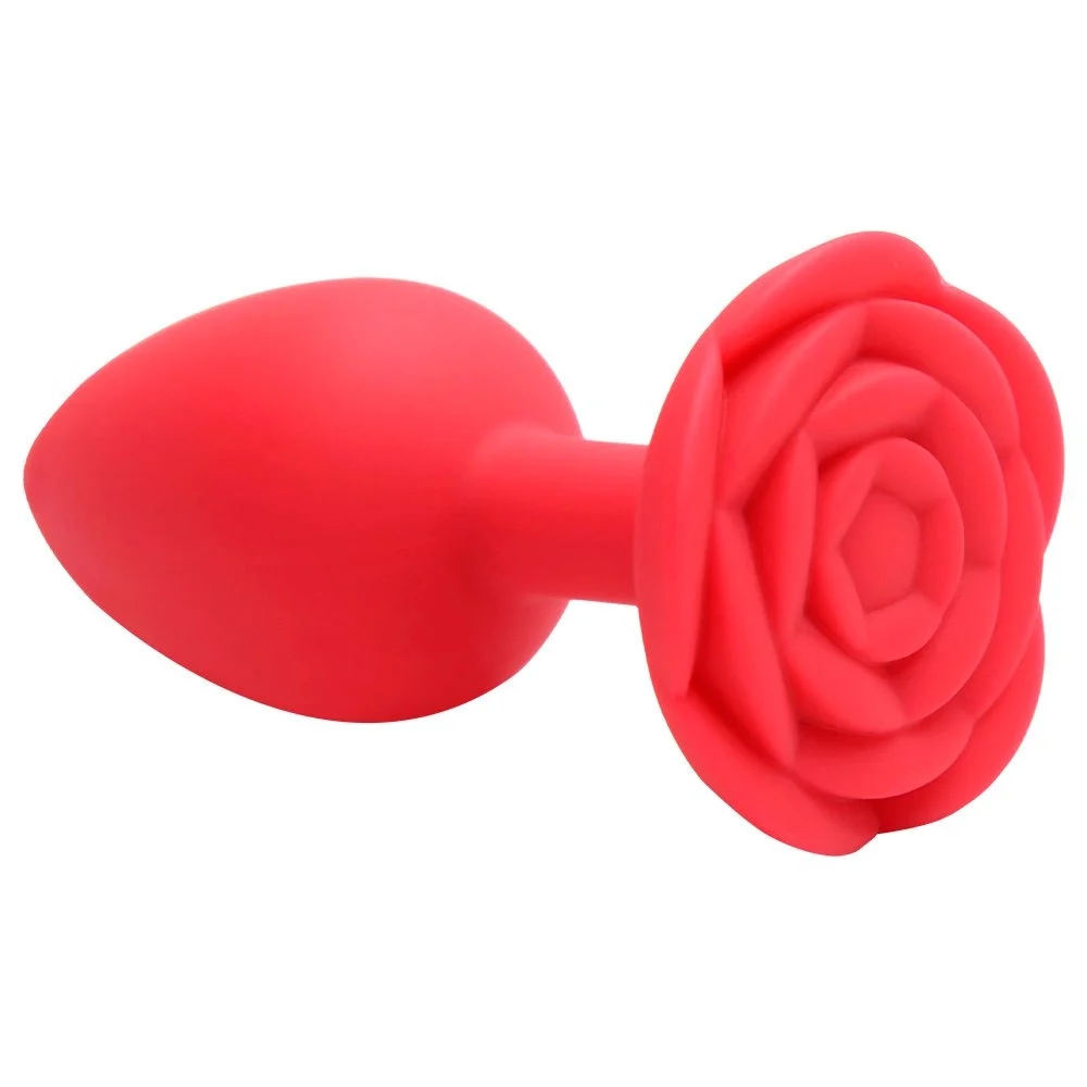 Plug Anal Silicone Base De Flor Tamanho P (PL139P) — foto 1