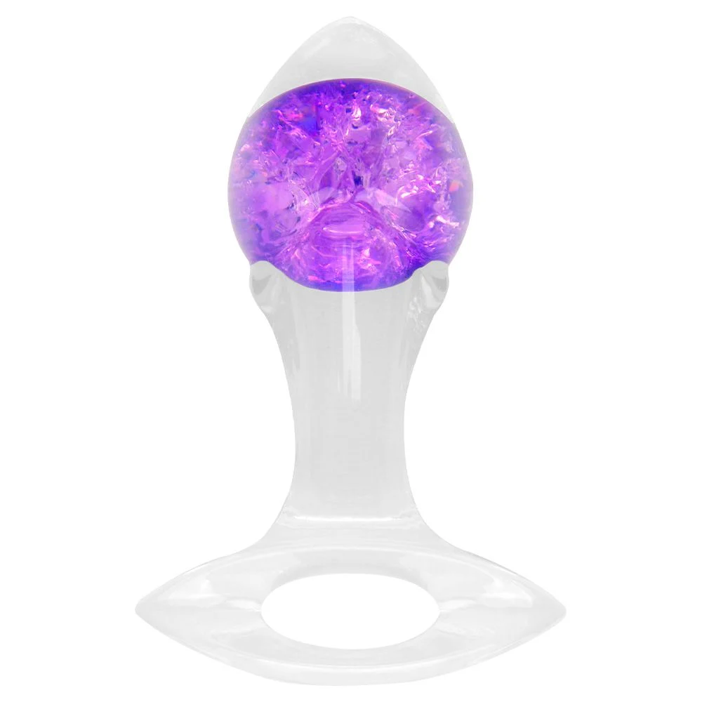 Plug P 4n4l Silicone Esfera Vidro Seta (147P)