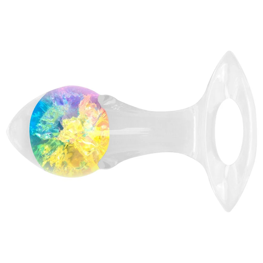 Plug P 4n4l Silicone Esfera Vidro Seta (147P)