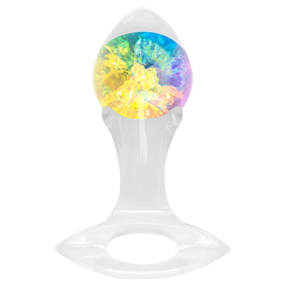 Plug P 4n4l Silicone Esfera Vidro Seta (147P)