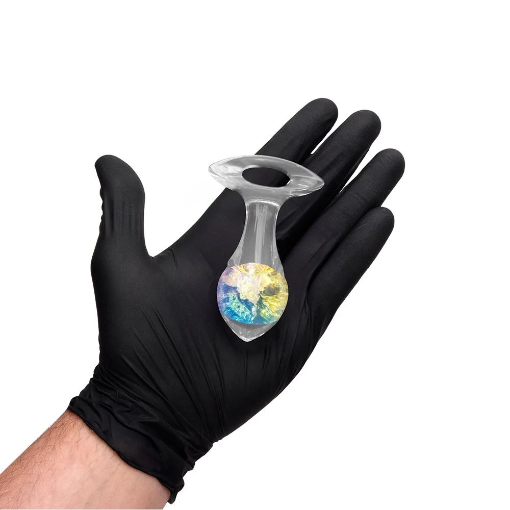 Plug P 4n4l Silicone Esfera Vidro Seta (147P)