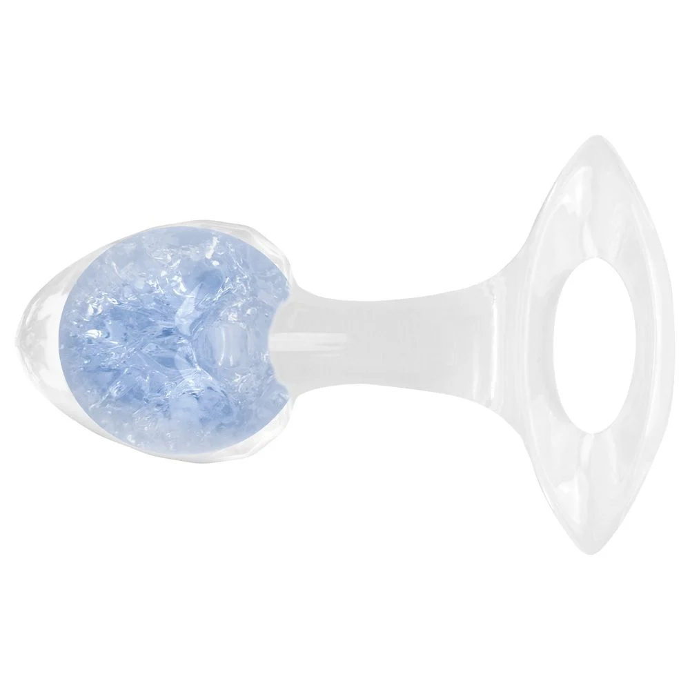 Plug P 4n4l Silicone Esfera Vidro Diamante (PL146P)
