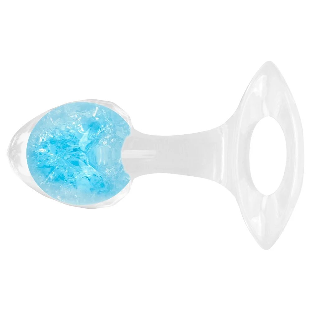 Plug P 4n4l Silicone Esfera Vidro Diamante (PL146P)