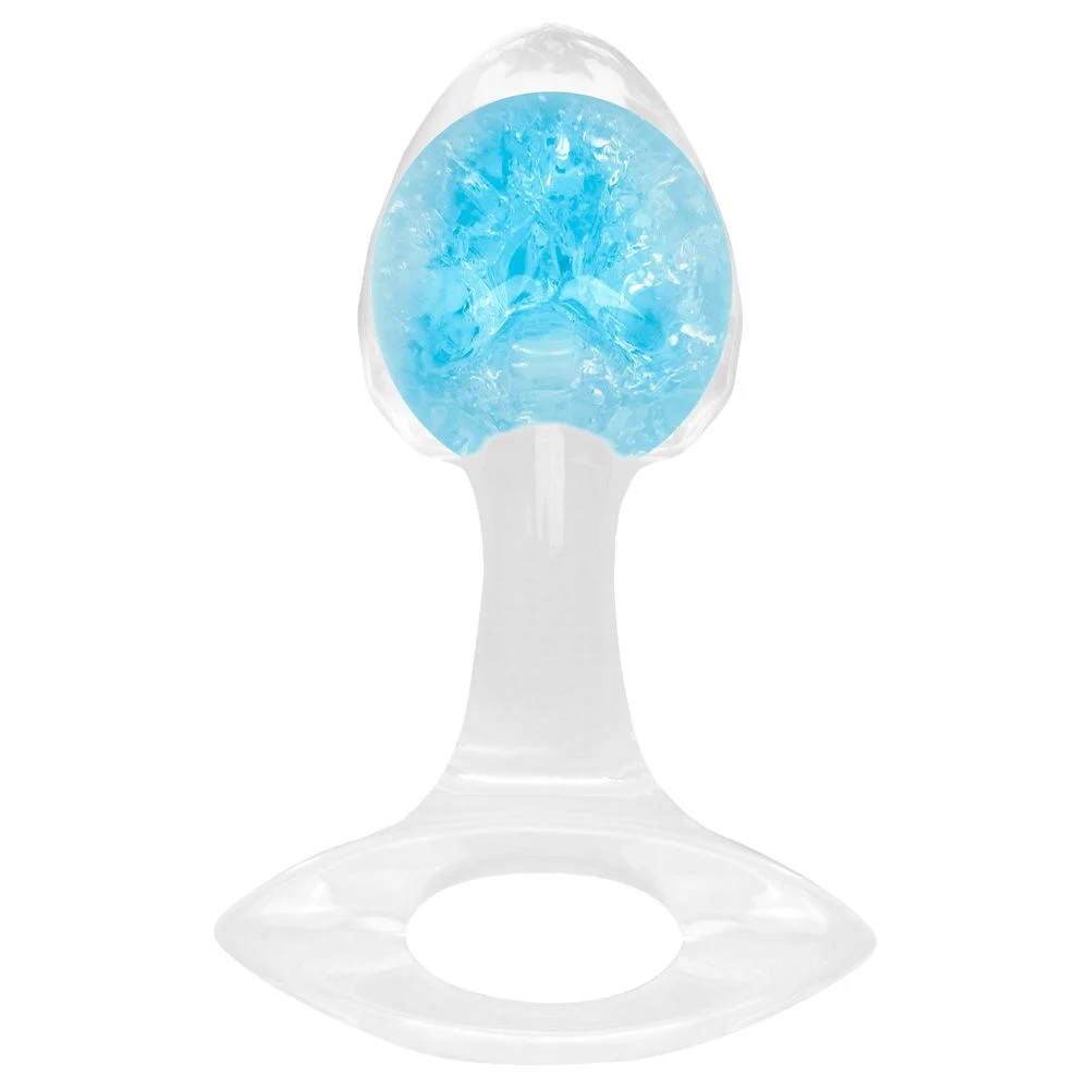 Plug P 4n4l Silicone Esfera Vidro Diamante (PL146P)