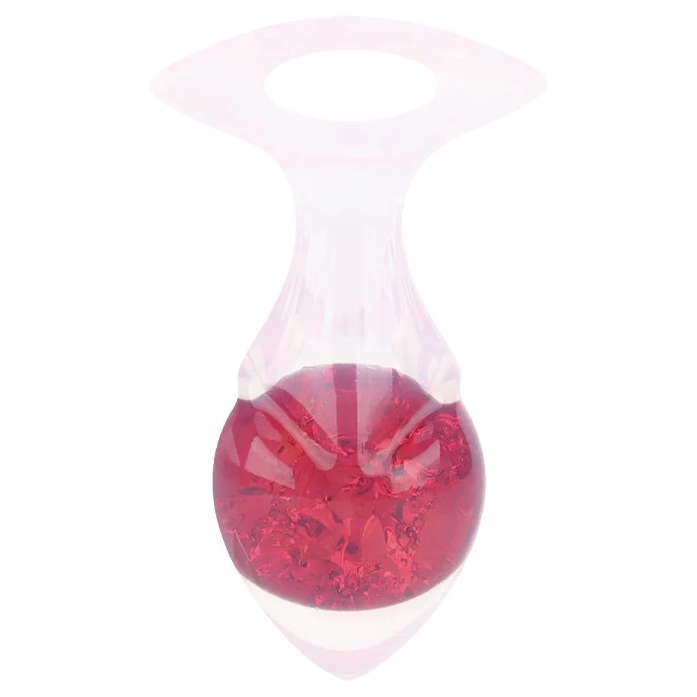Plug Anal Seta Esfera Vidro 9,6 X 5,7cm (PL147) TAMANHO M — foto 1