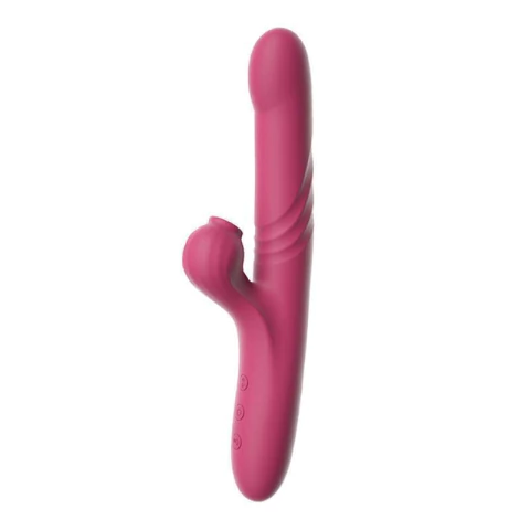 Vibrador vai e vem ponto G e estimulador clitoriano (5216) recarregavel — foto 1