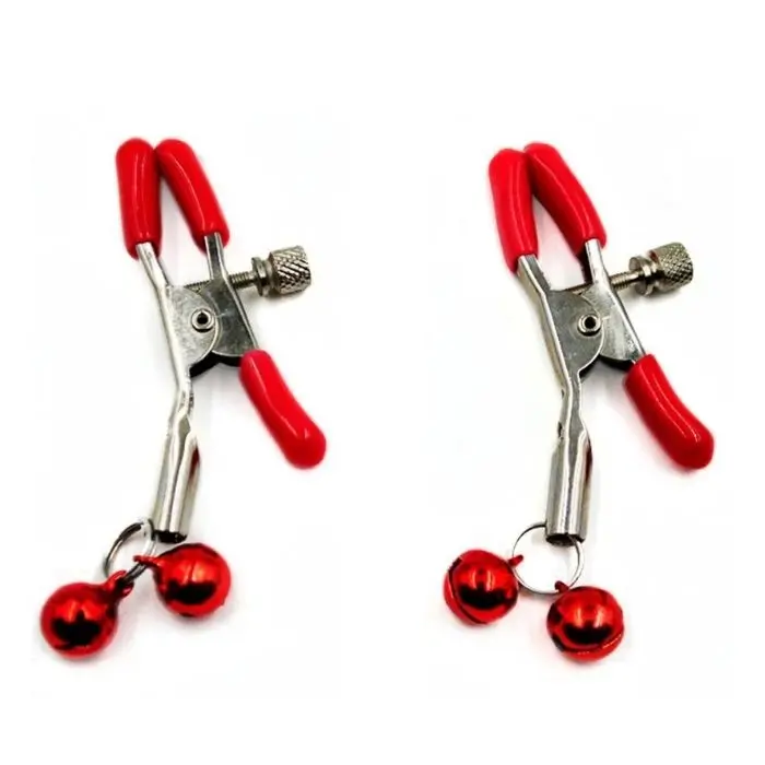 GRAMPOS PARA MAMILOS COM GUIZO (SA031) vermelho — comprar com embalagem discreta na iFody