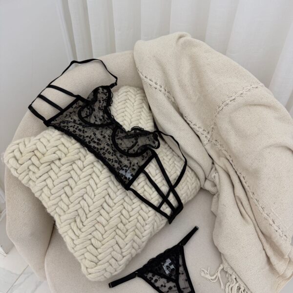 Conjunto tule borbado - tamanho G