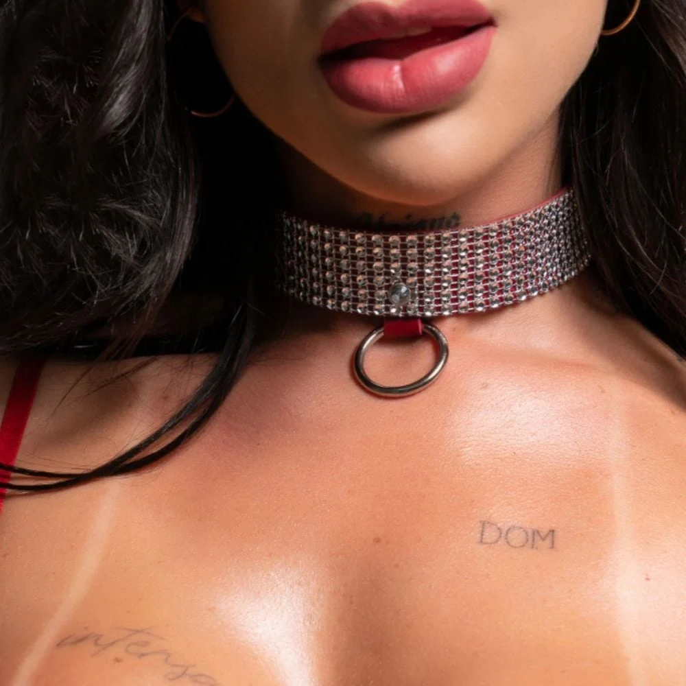 Choker Strass Com Argola (DX4200) — foto 1